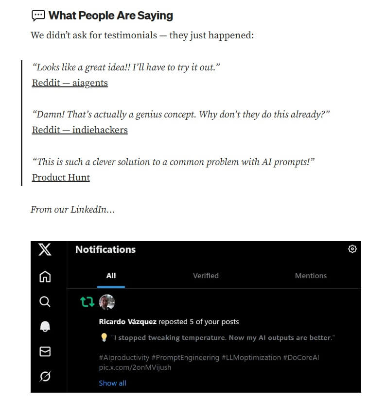 Testimonials DoCoreAI Testimonials DoCoreAI